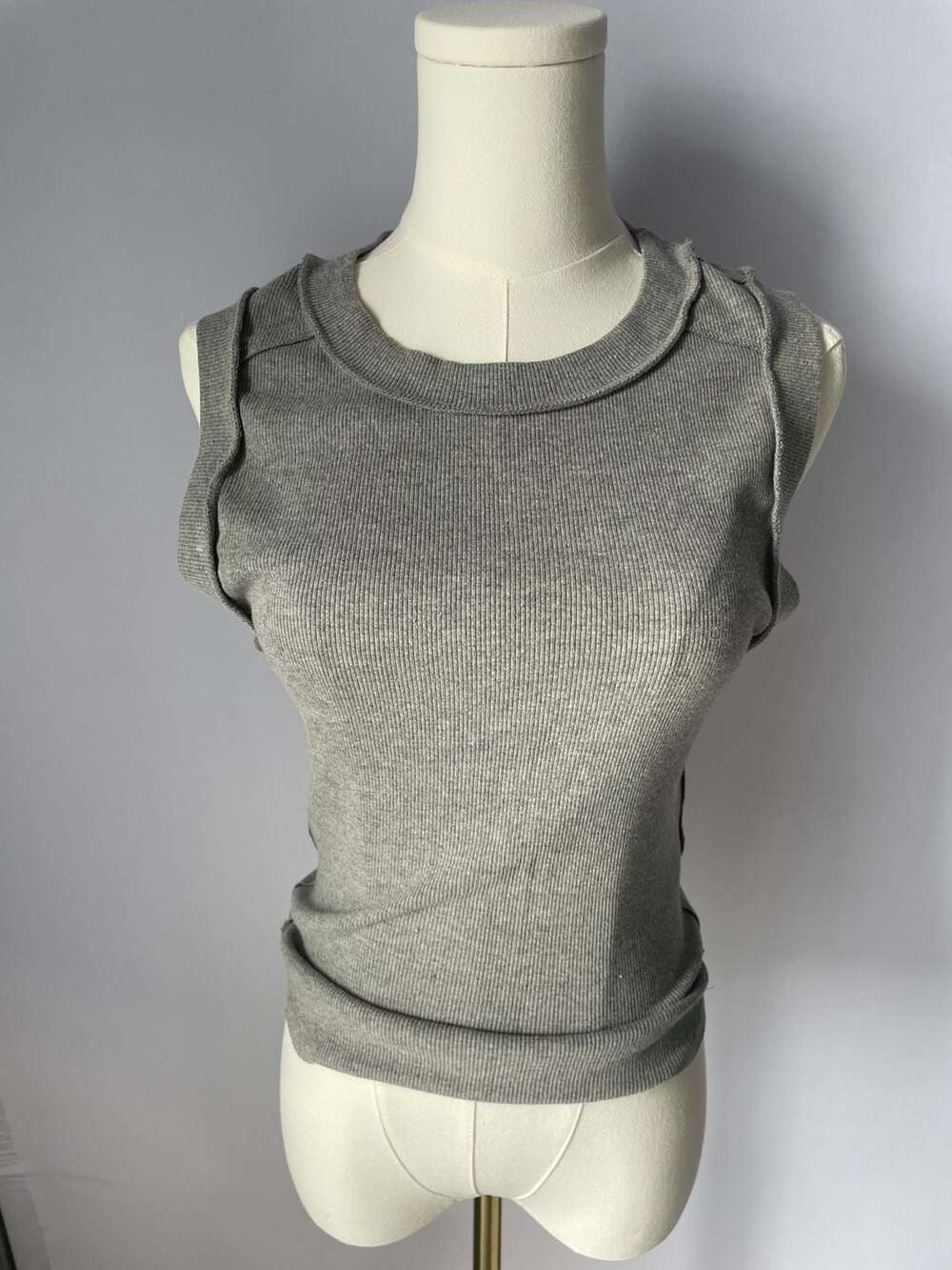 We The Free Ribbed Knit Sleeveless Tank Top Medium
